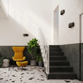 Fali lámpa PONTIUS 1xG9/60W/230V fekete