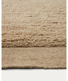 Bézs gyapjú szőnyeg 160x230 cm Marely – Kave Home