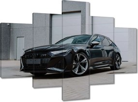 Vászonkép 100x70 Fekete autó Audi