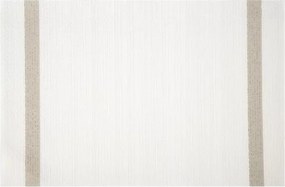 Asztali alátét szett 6 db 30x45 csíkos krém-BÉZS