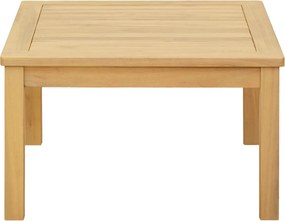 vidaXL Dohányzóasztal Világos akác 60 x 60 x 36 cm Tömör Akácfa
