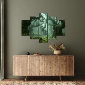 Kép - Egy mohával borított erdő (150x105 cm)
