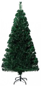 zöld száloptikás műkarácsonyfa állvánnyal 150 cm