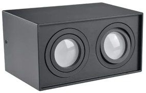 Spotlámpa HADAR Q2 2xGU10/10W/230V fekete