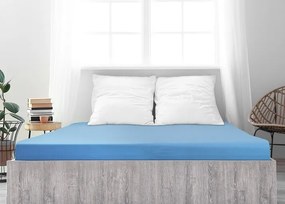 4Home Ideal jersey lepedő égszínkék, 160 x 200 cm