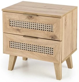 Rustico éjjeliszekrény, artisan tölgy