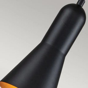 Elstead ETOILE-P-S-MB - Csillár zsinóron ETOILE 1xE27/60W/230V átm. 13,3 cm fekete