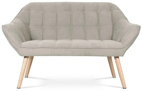 Kétszemélyes Kanapé, Ezüst Szövet. AK-322 SIL2