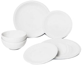 Purita 6 db-os fehér porcelán étkészlet - Bonami Essentials
