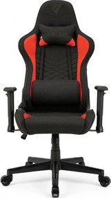 Gamer szék SENSE7 Spellcaster szövet fotel, fekete-piros.