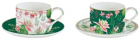 Porcelán csésze szett - 240ml  - Botanic Chic