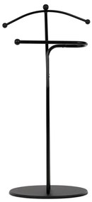 Szobainas fekete színben, magasság 110 cm, tömör kaucsukfa, fekete fém