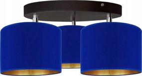 Modern, függő mennyezeti lámpa, kék búzavirág színű lámpabúrával, 20 cm, Led Újdonság