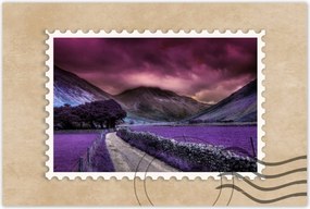 Poszterek 120x80 Lila tájkép