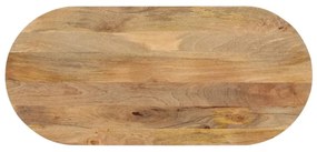 tömör mangófa ovális asztallap 90 x 40 x 2,5 cm