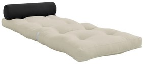 Szürkésbézs futon matrac 70x200 cm Wrap Beige/Dark Grey – Karup Design
