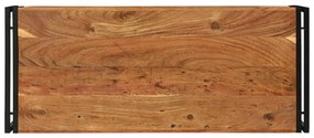 dohányzóasztal 120x50x38 cm Tömör akácfa
