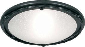 ELSTEAD PB-F-B-BLACK PEMBROKE Kerek Mennyezeti Lámpa Fehér, Fekete E27 IP20