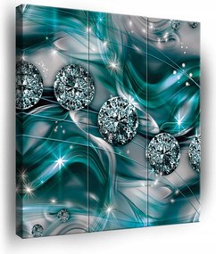 Vászonkép Absztrakt Falikép 3 Részes Triptichon Hálószoba Nappali 90x100