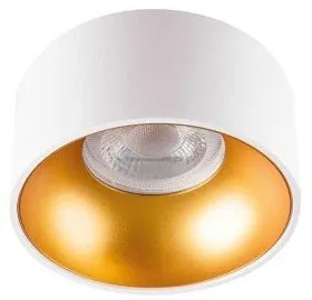 LED lámpatest , mennyezeti , spot keret , GU10 , beépíthető , fehér , arany , MINI RITI