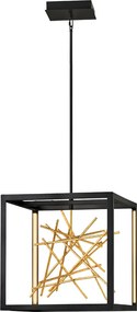 Quintiesse modern függeszték styx fekete arany elsqn-styx-led-p-bg