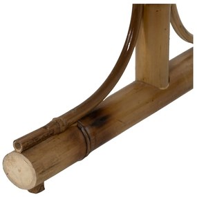 Natúr színű bambusz ruhatartó állvány 50x150x40 cm Manali – Ixia