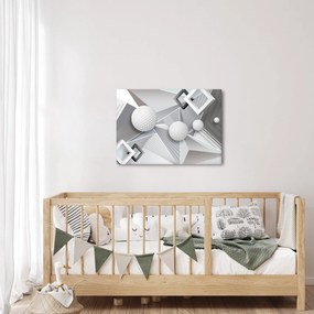 Geometriai absztrakt kép (70x50 cm)