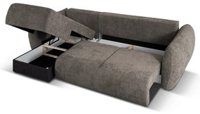 Szürke sarokkanapé (bal oldali) Matera – Cosmopolitan Design