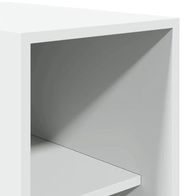 vidaXL fehér szerelt fa ruhásszekrény 30 x 50 x 200 cm