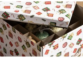Fedeles dekoratív karton tárolódoboz 37x50x15 cm Engla Christmas Storage – Bigso