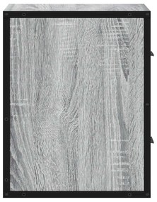 2 db szürke sonoma színű fali éjjeliszekrény 40 x 31 x 39,5 cm