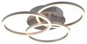 TRIO-R62823107 CIRCLE Nikkel Színű Mennyezeti Lámpa LED 27W IP20