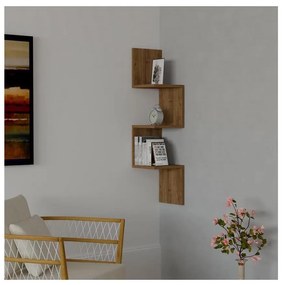 Sarokpolc ZIKZAK 105,5x25 cm barna