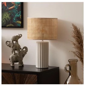 Atmosphera - Asztali lámpa TYLIA 1xE14/60W/230V rattan