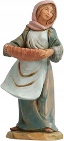 Fontanini figura- Nő olívabogyóval- 12cm magas figurákhoz