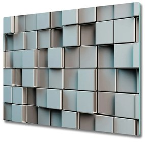 Üveg vágódeszka fal kocka 60x52 cm