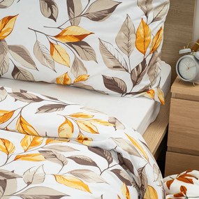 4Home Autumn Leaves pamut ágyneműhuzat, 140 x 200 cm, 70 x 90 cm