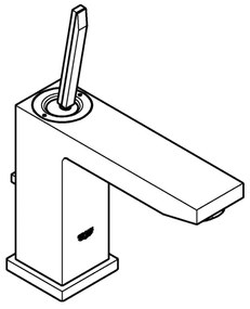 GROHE 23657000 - EUROCUBE JOY mosdócsaptelep, M méretű, fényes króm