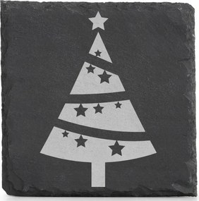 Kő alátét x4 Bögre Karácsonyfa Ajándék