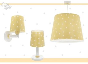 Dalber 82211A - Gyermeklámpa STAR LIGHT 1xE14/40W/230V sárga
