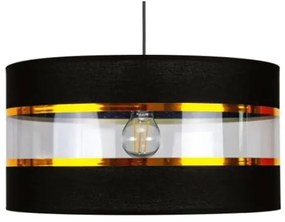 Csillár zsinóron LIND 1xE27/60W/230V fekete