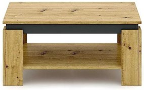 Hudson B dohányzóasztal, artisan tölgy / antracit
