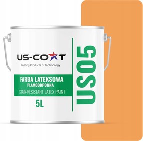 Latex Festék Foltálló Narancssárga Szín H5944 5L Matt Mennyezeti Falfesték