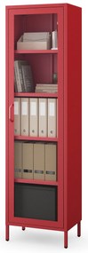 LUIGI vitrin, 500 x 1800 x 350 mm, Modern: piros