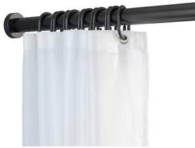 Luz fekete teleszkópos rúd a fürdőbe, hossz 70-115 cm - Wenko