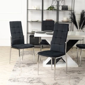 Fekete Bársony Étkezőszék. MOLLY