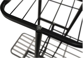 Fém állvány a virágokra, sötétszürke, BAMIR TYP 1