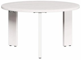 Dohányzóasztal 2 pcs Fehér 47.5 x 47.5 x 27 cm Tömör fenyőfa