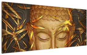 Kép - arany Buddha (120x50 cm)