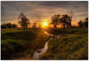 Poszterek 155x105 LenyugvĂł nap Rogalin